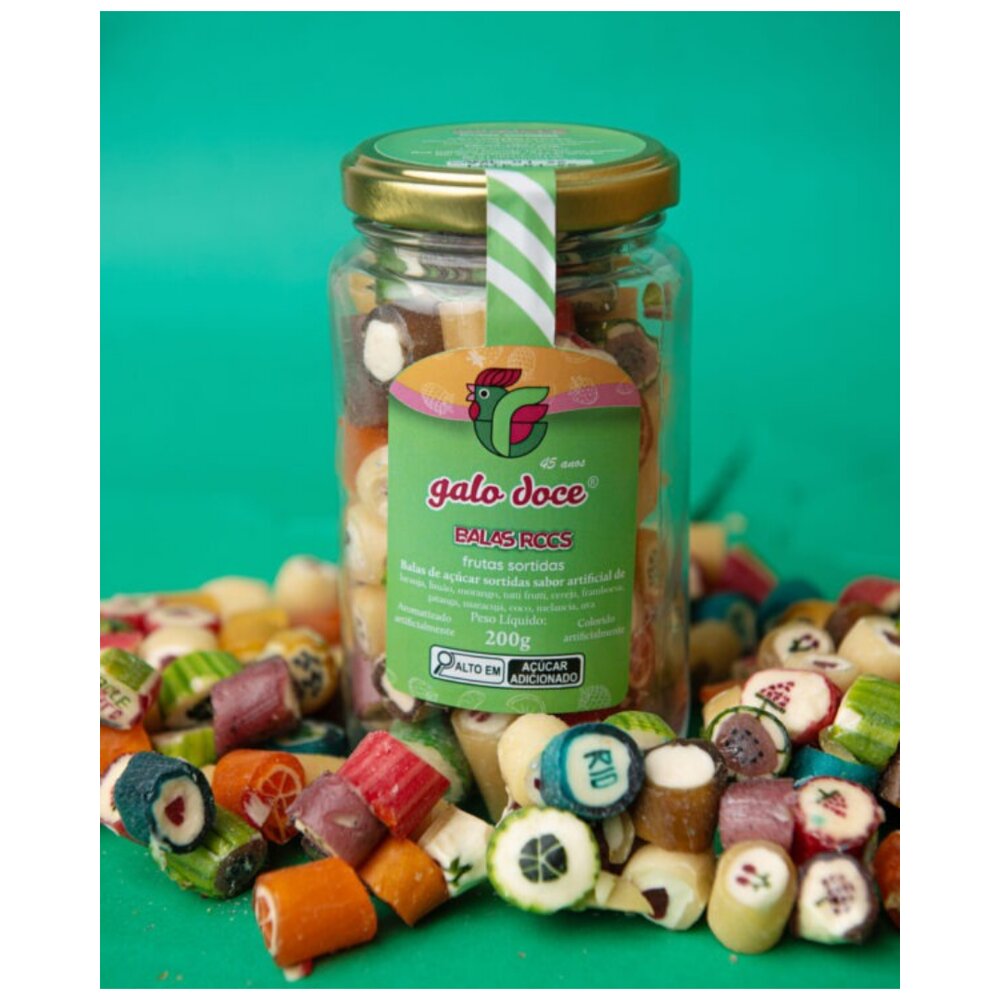 Balas Frutas Sortidas Galo Doce