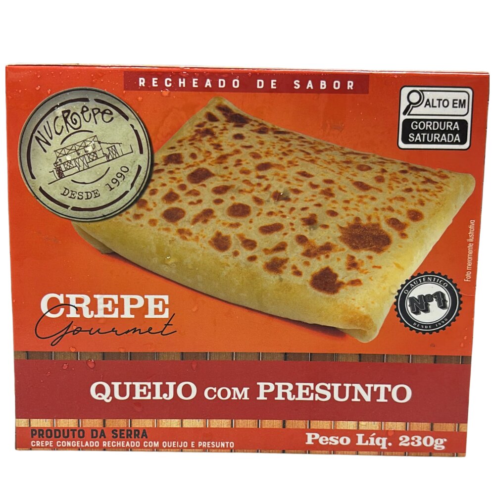 Crepe Queijo com Presunto