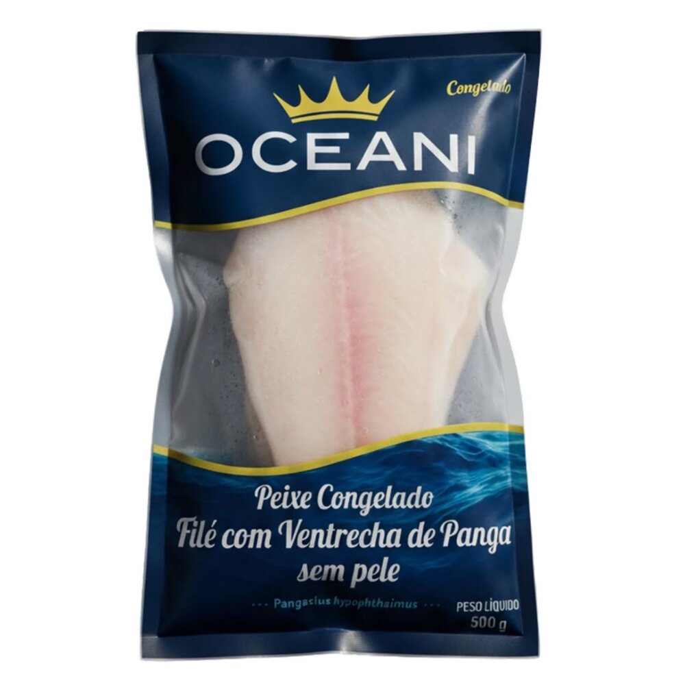 Filé com Ventrecha de Panga sem Pele 500g