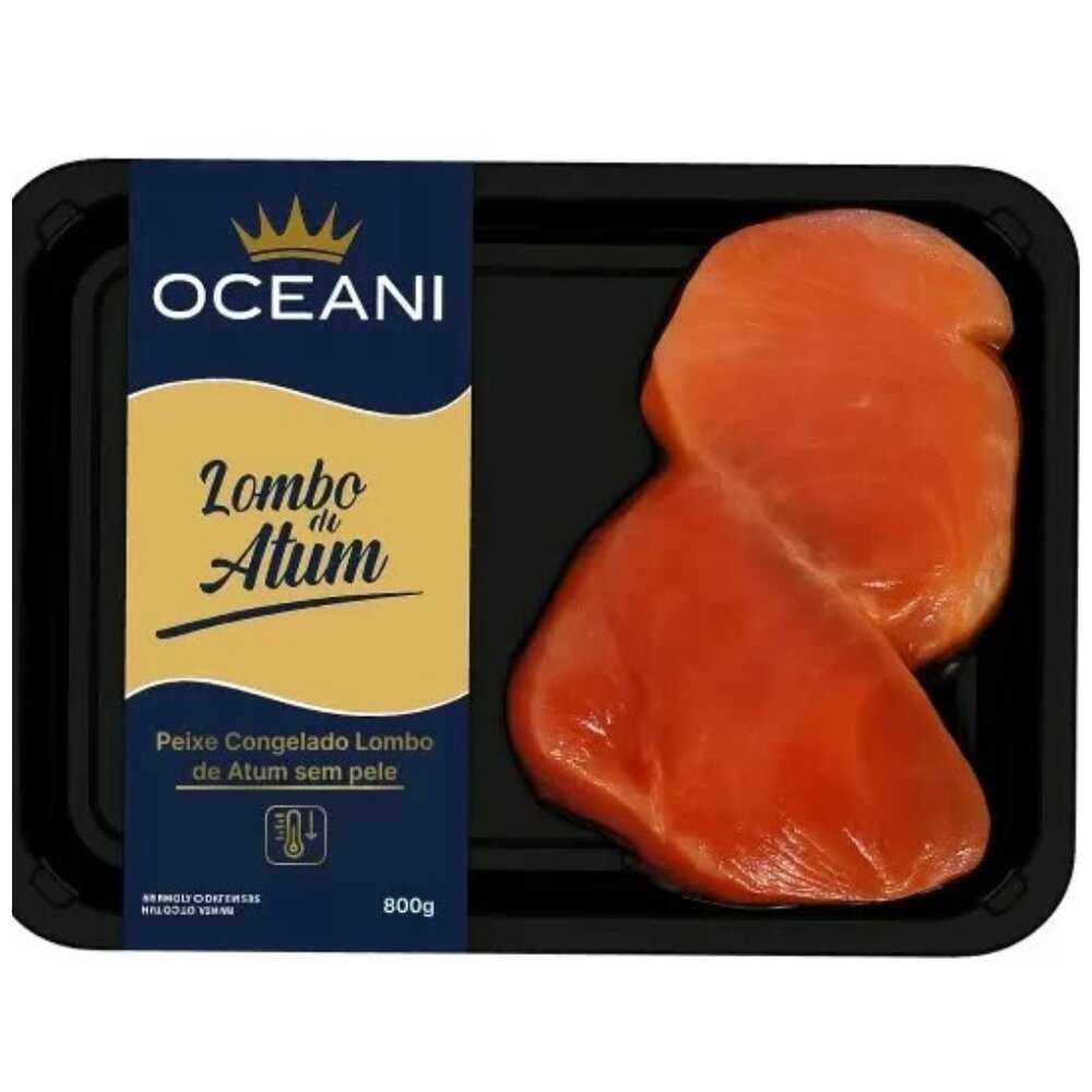 Lombo de Atum sem Pele 800g