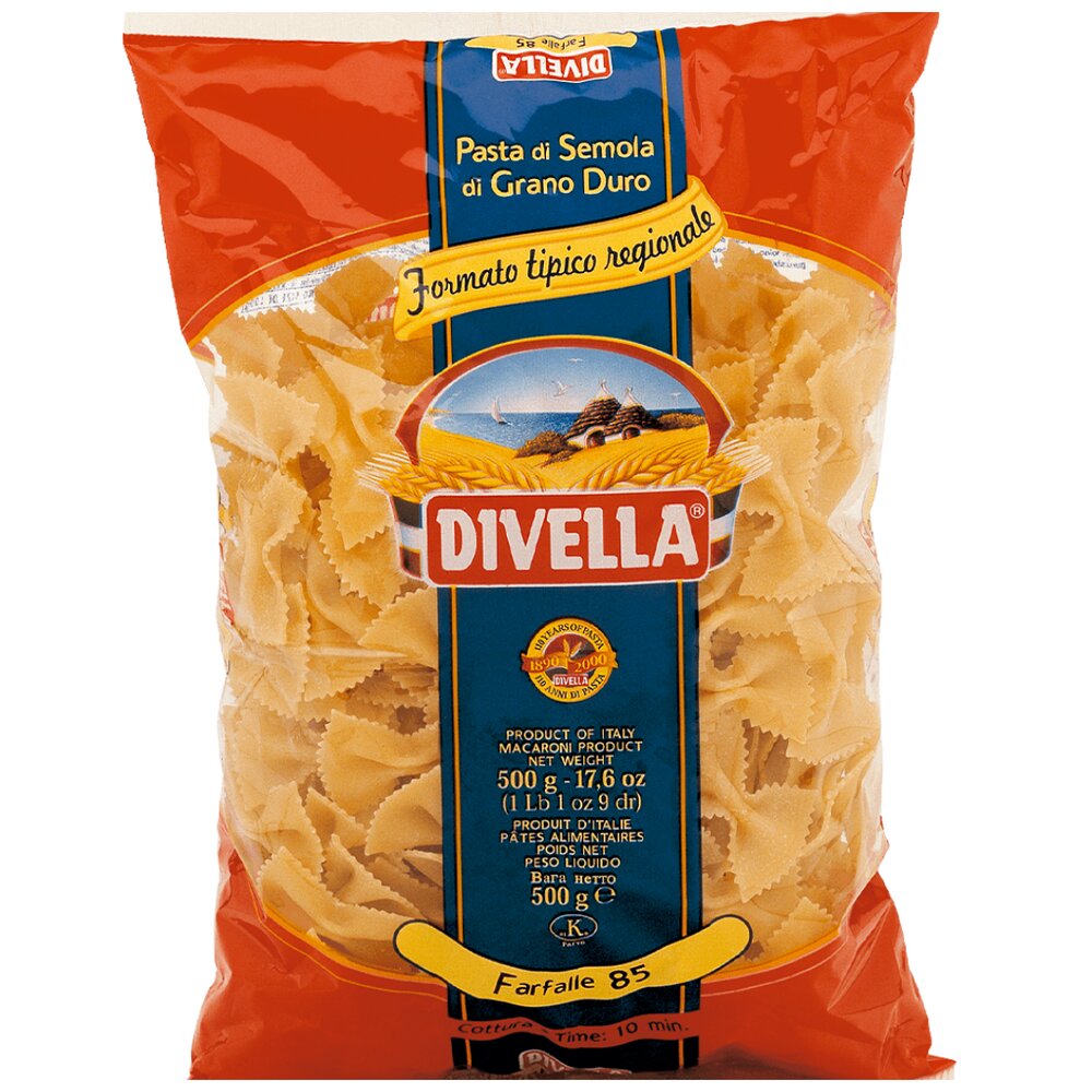 Massa Farfalle Divella 500g