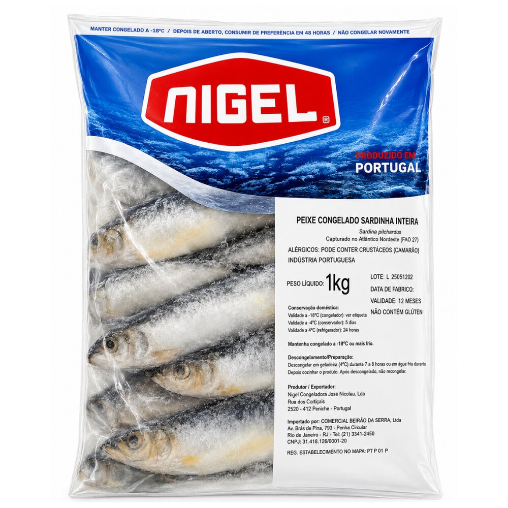 Sardinha  Portuguesa Int Conge1kg